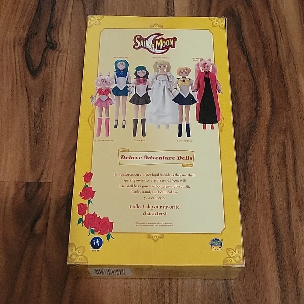RARE Sailor Moon Deluxe Adventure Dolls Wicked Black Lady Rini Minimoon pink - Picture 7 of 9